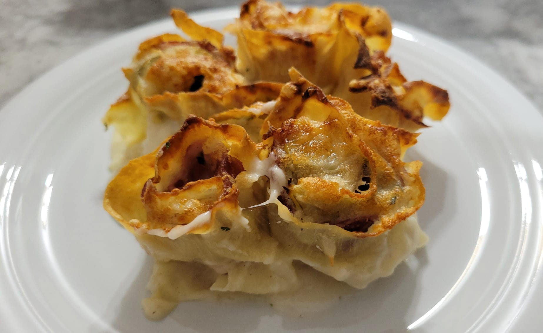 Roses de Lasagnes à la Friteuse à Air