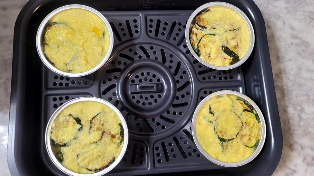 Mini Parmesans Blanches de Courgettes à la friteuse à air