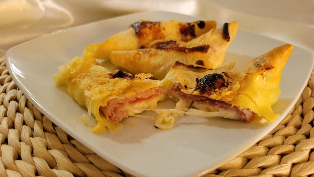 Triangles de lasagnes en friteuse à air