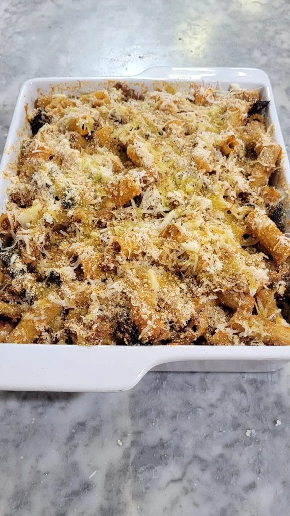 Pâtes aux Aubergines à la Friteuse à Air