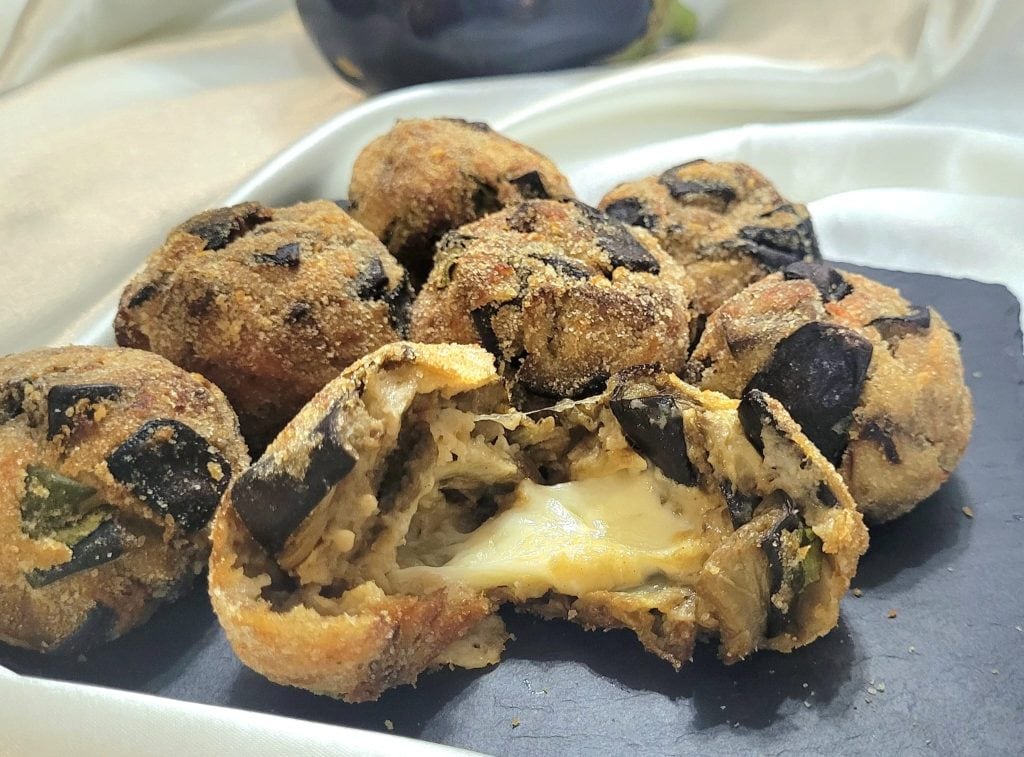 Boulettes d'Aubergines à la Friteuse à Air
