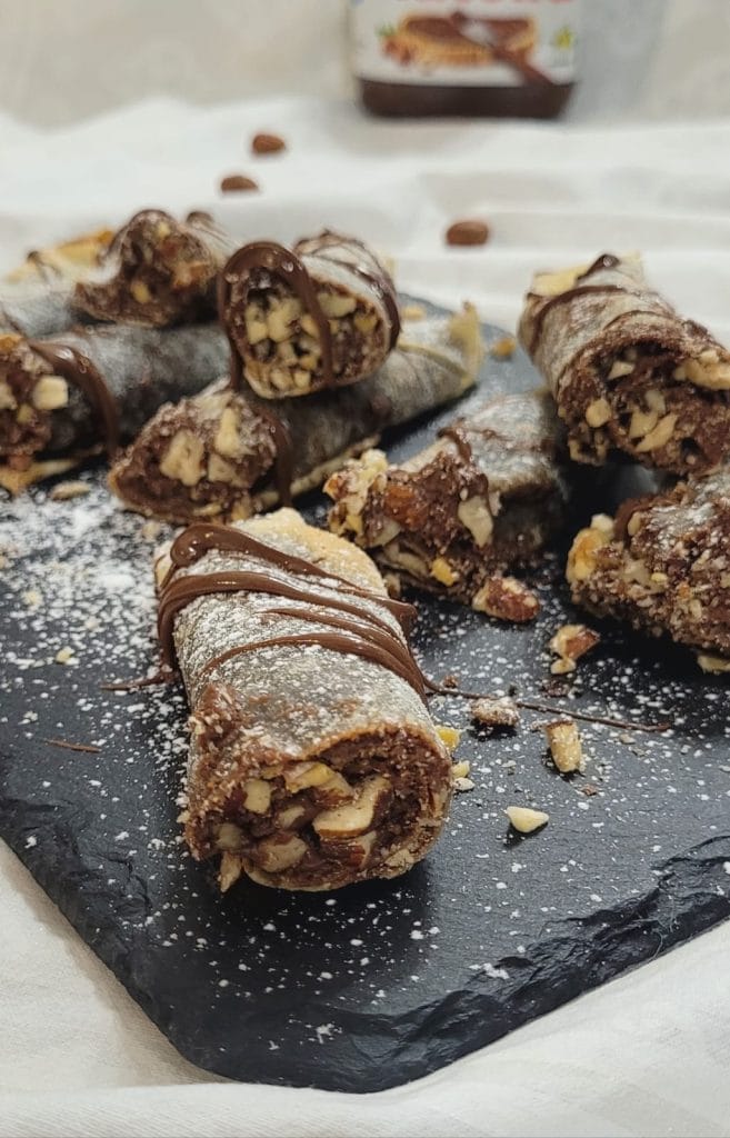 Roulés de Pain Carasau et Nutella à la Friteuse à Air