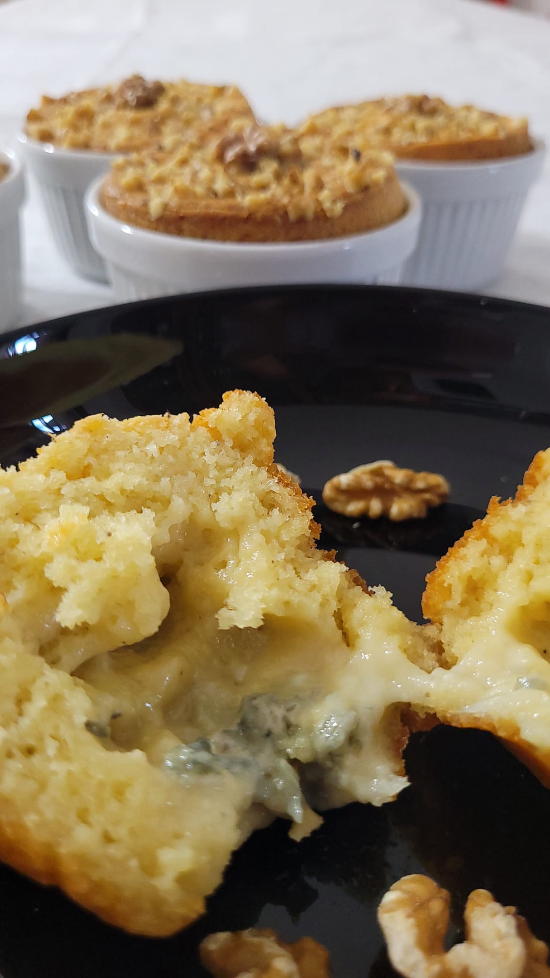 Muffins au Gorgonzola à la Friteuse à Air