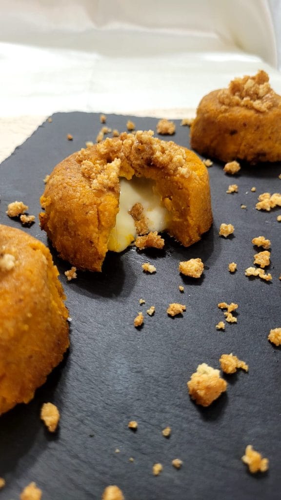 Flans de Potiron et Taleggio en Friteuse à Air