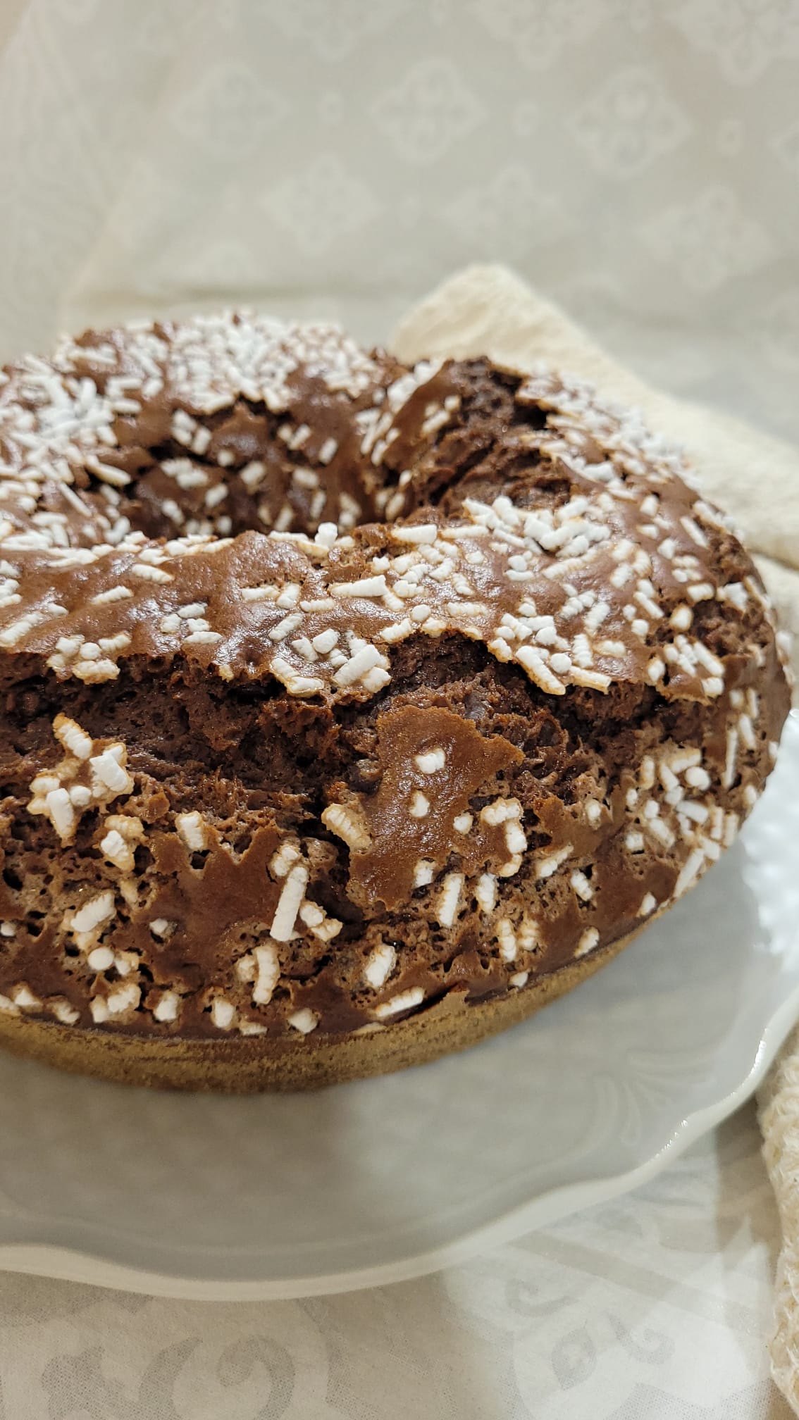 Gâteau à la Ricotta et au Cacao à la Friteuse à Air