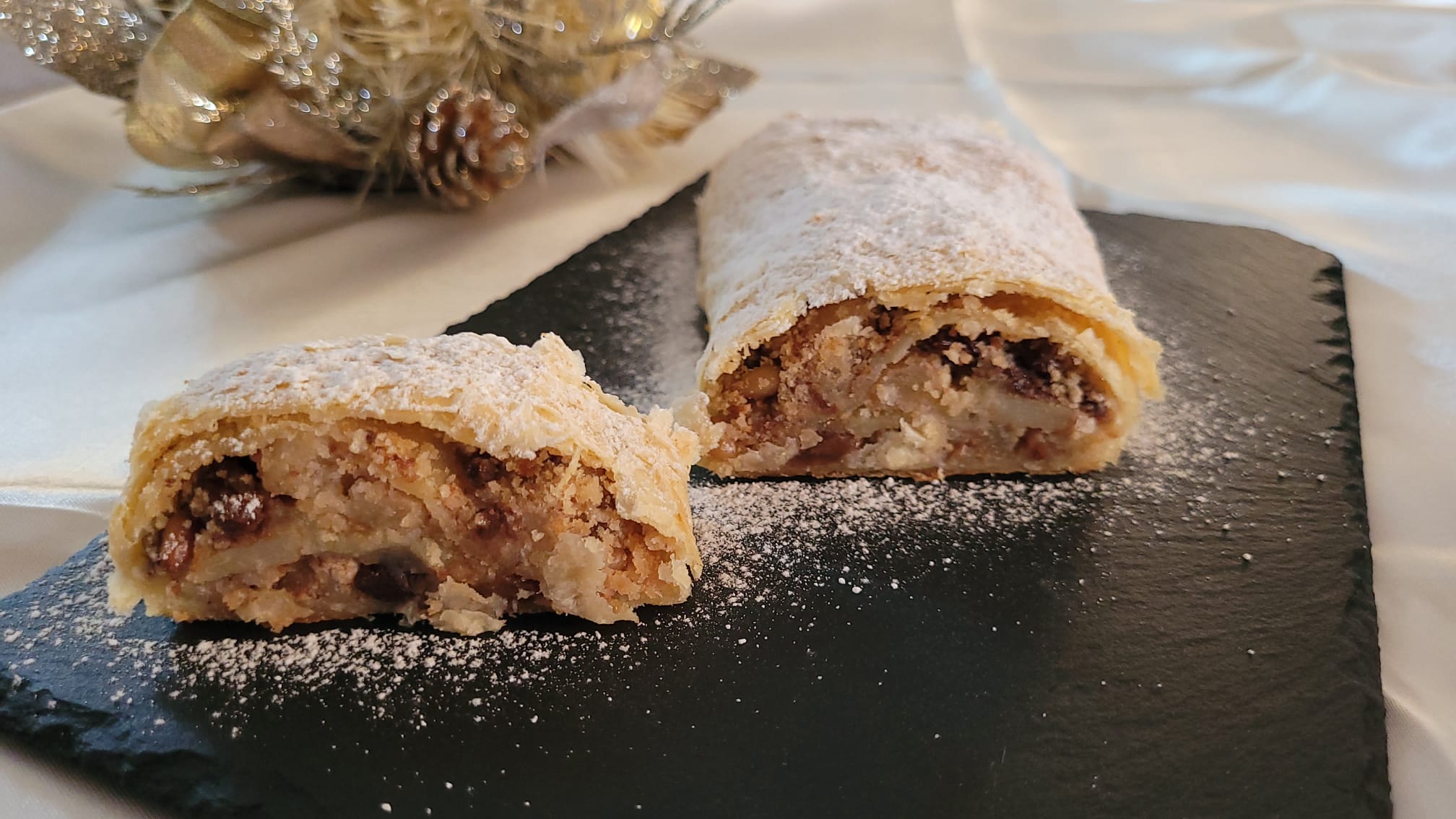 Strudel Poire et Chocolat en Friteuse à Air