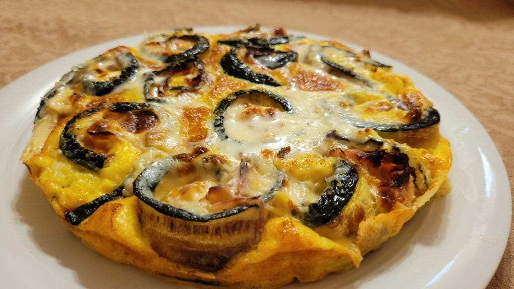 Tarte de Roses aux Courgettes en Friteuse à Air