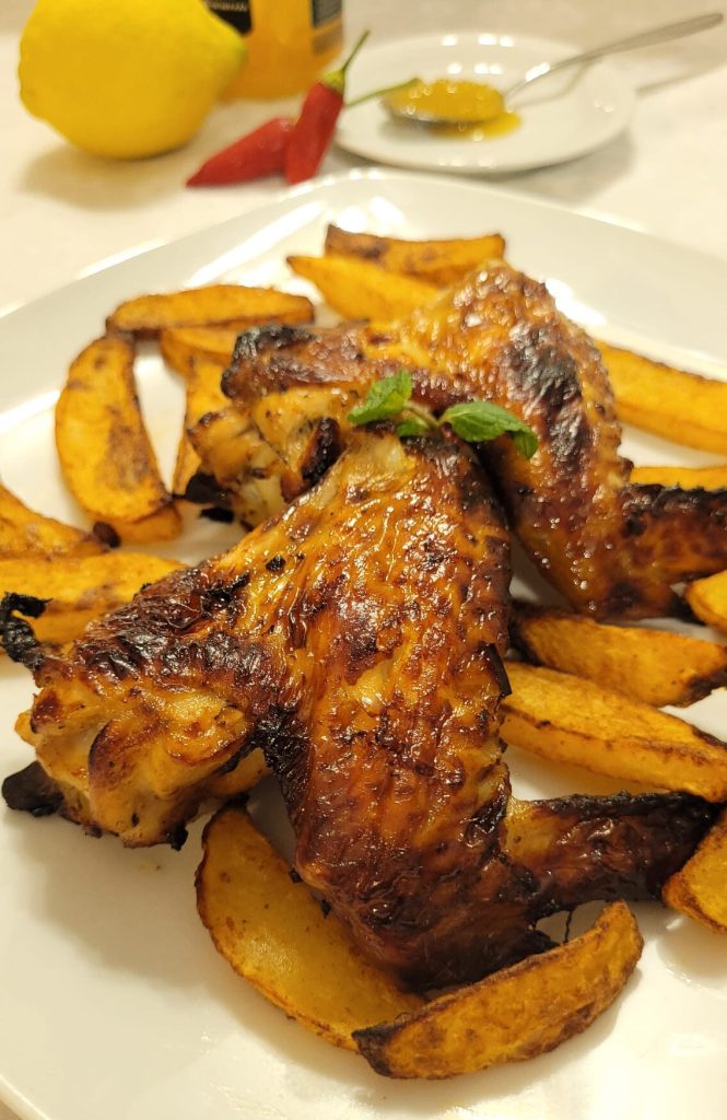 Ailes de Poulet au Miel dans la Friteuse à Air