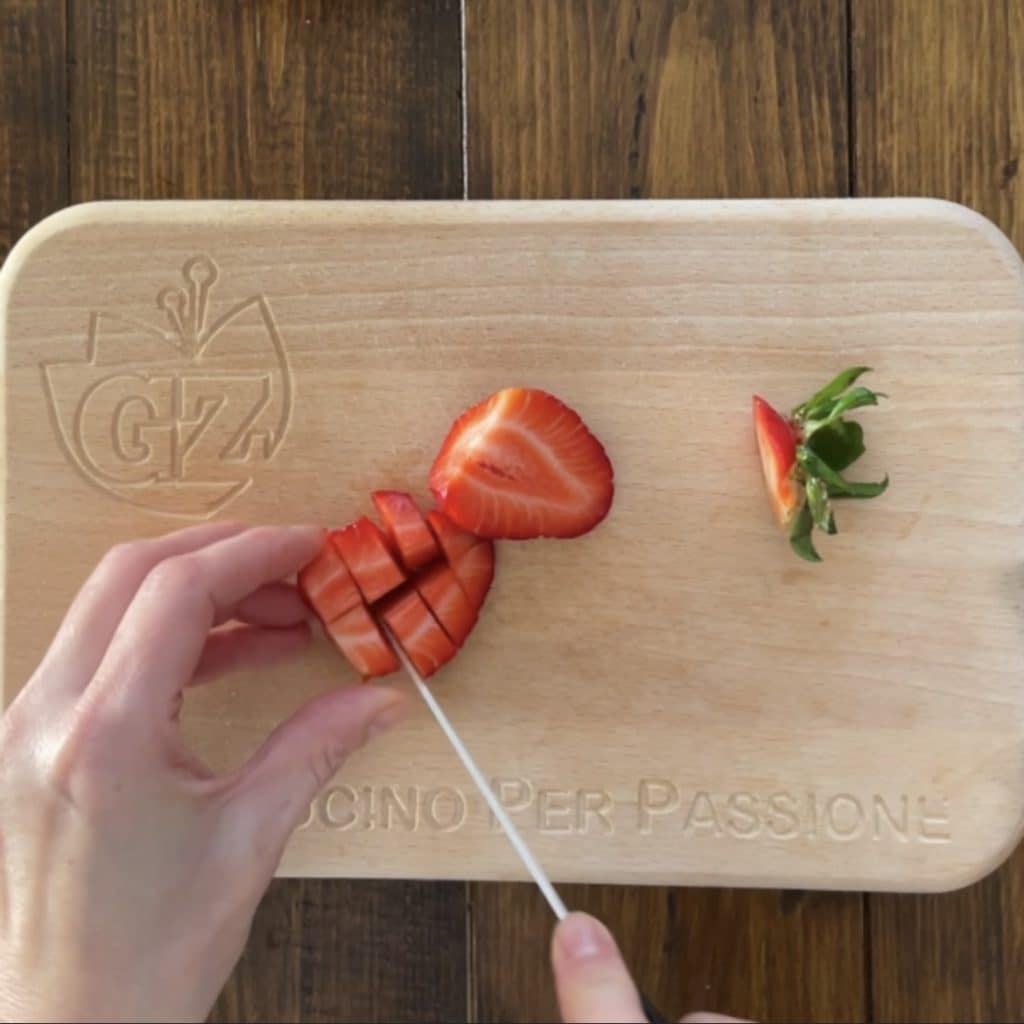 Zuccotto aux fraises