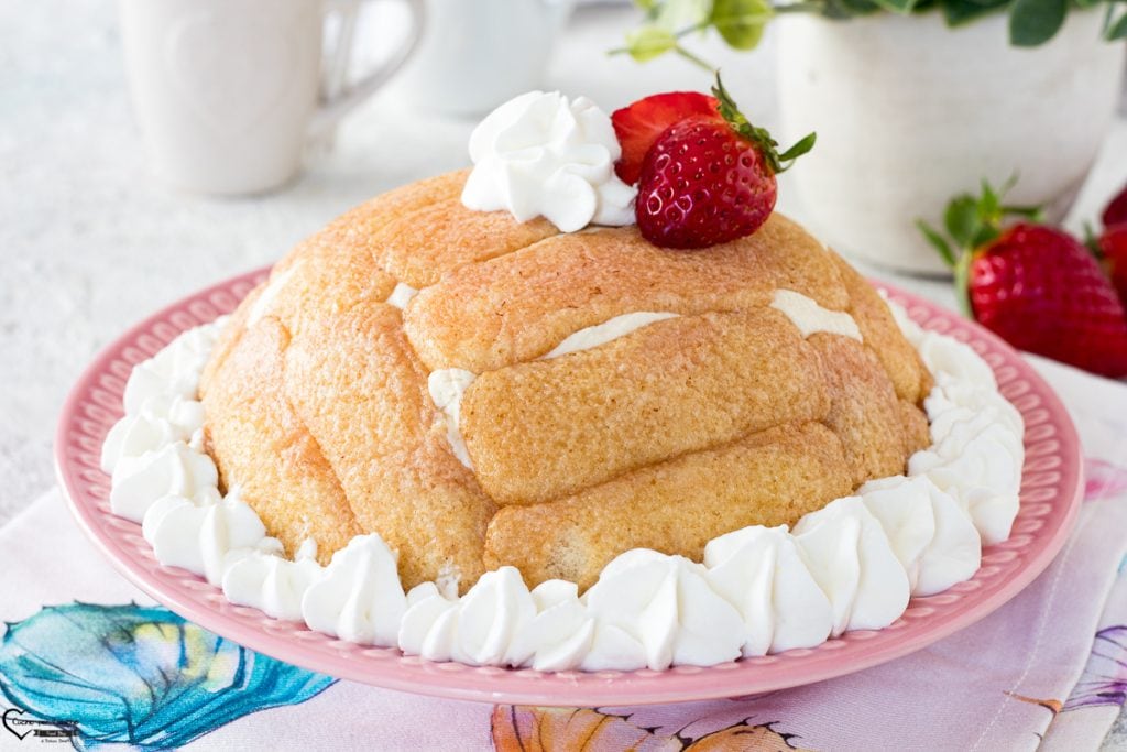 Zuccotto aux fraises