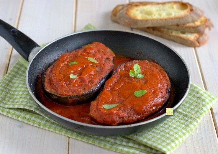 Aubergines farcies à la poêle