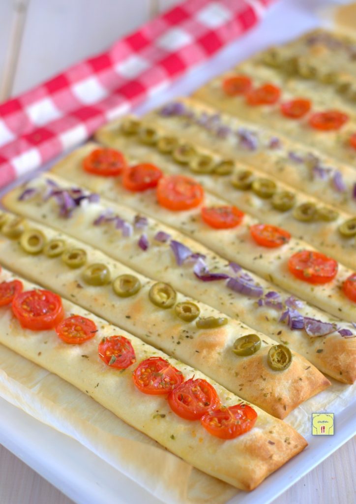 bâtonnets de pizza avec pâte prête gp