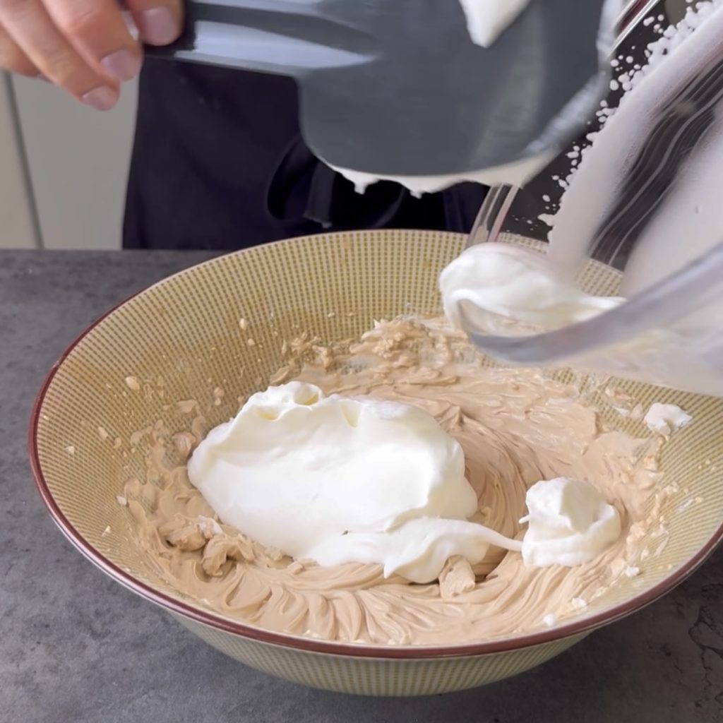 biscuits à la cuillère avec crème au café