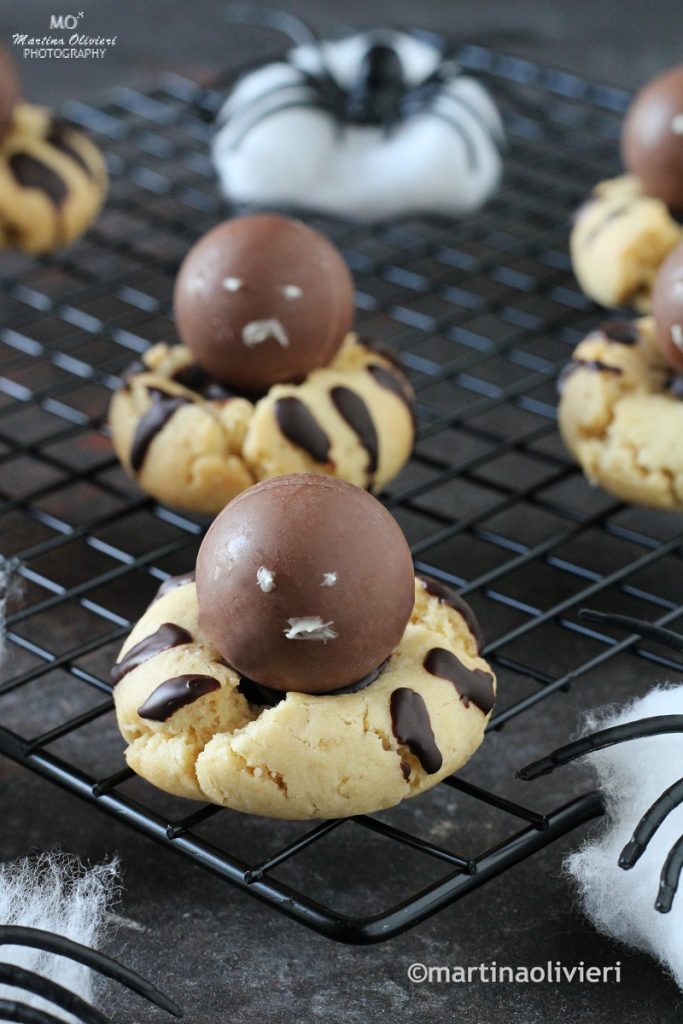 Biscuits araignée d'Halloween