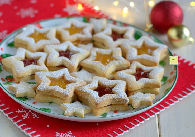 Biscuits de Noël à la confiture