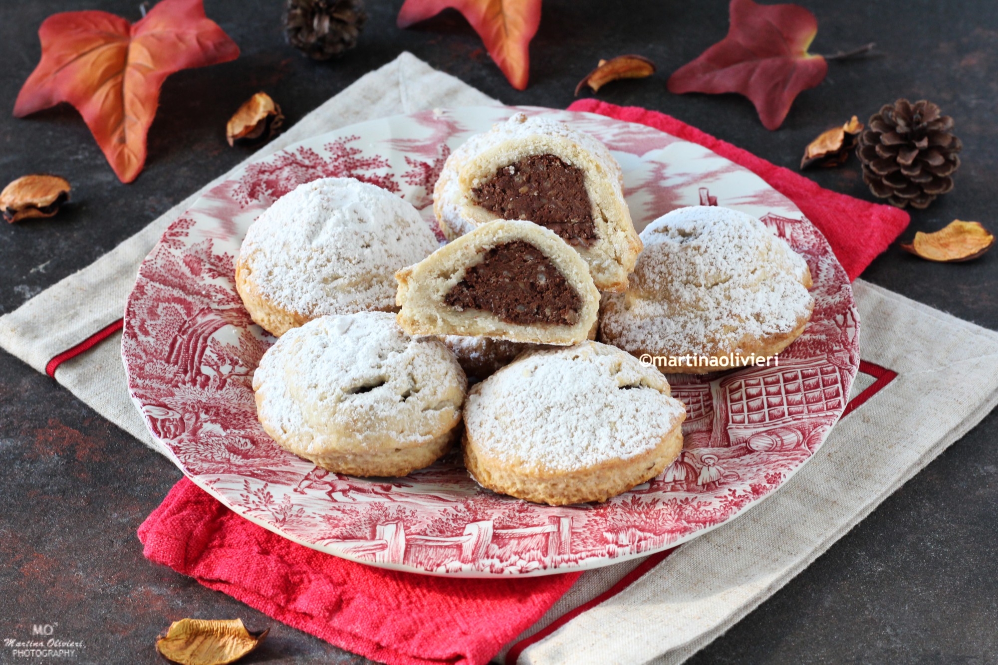 Biscuits farcis aux châtaignes – Sans œufs et sans beurre