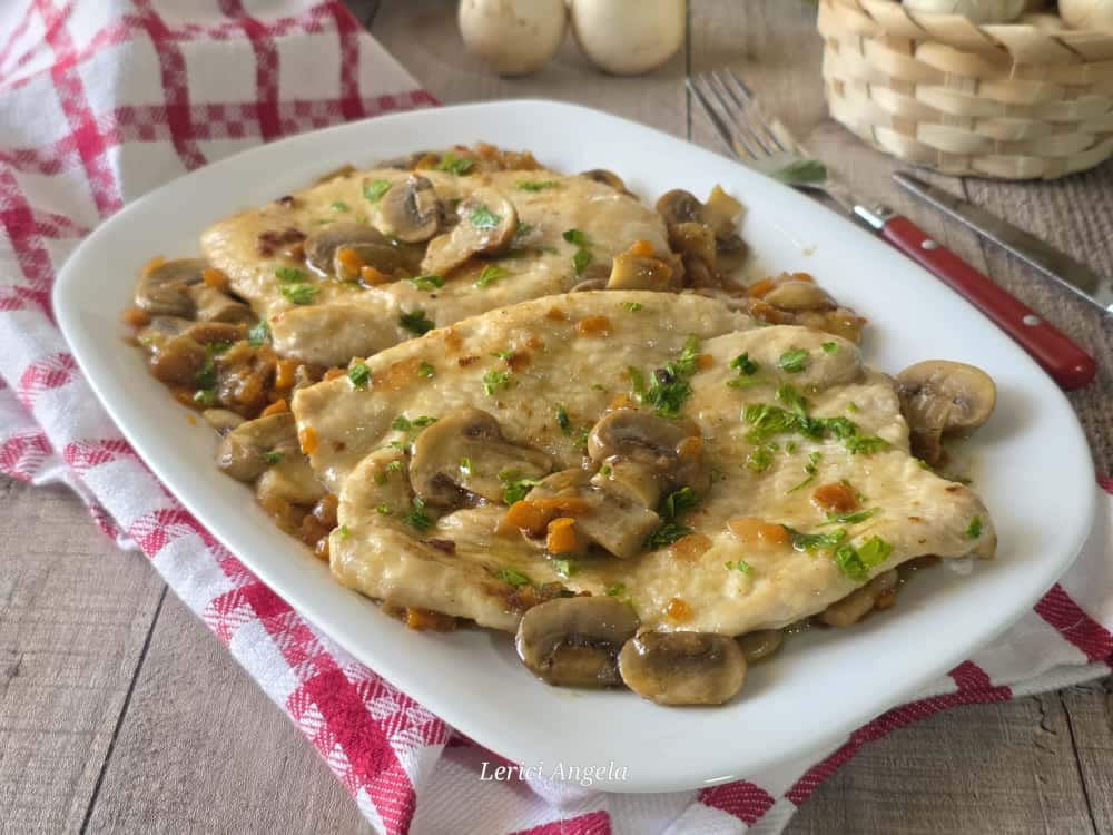 Escalopes aux Champignons crémeuses qui Fondent dans la Bouche