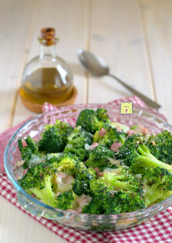brocoli au four avec lard et provolone gp