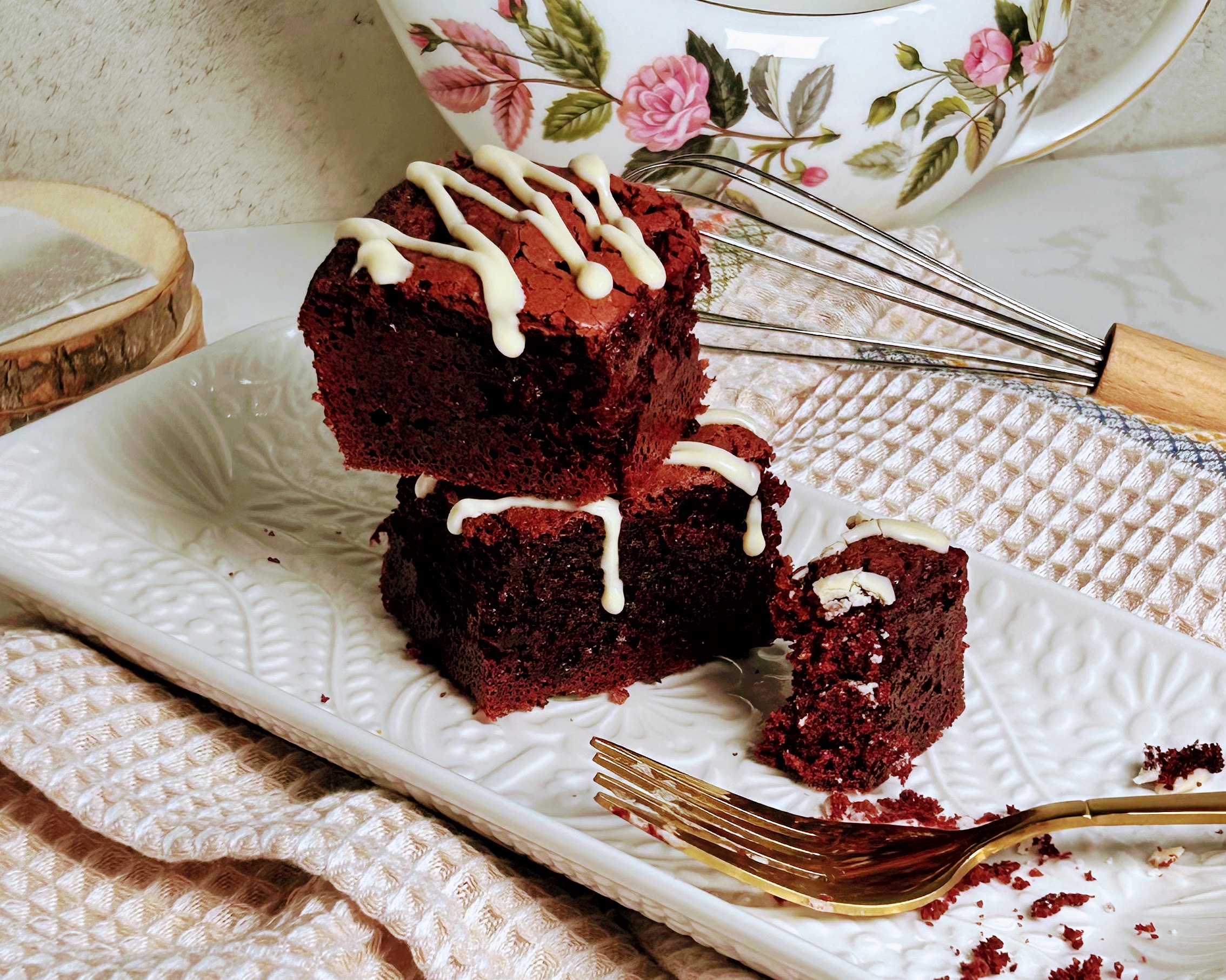 Brownie red velvet