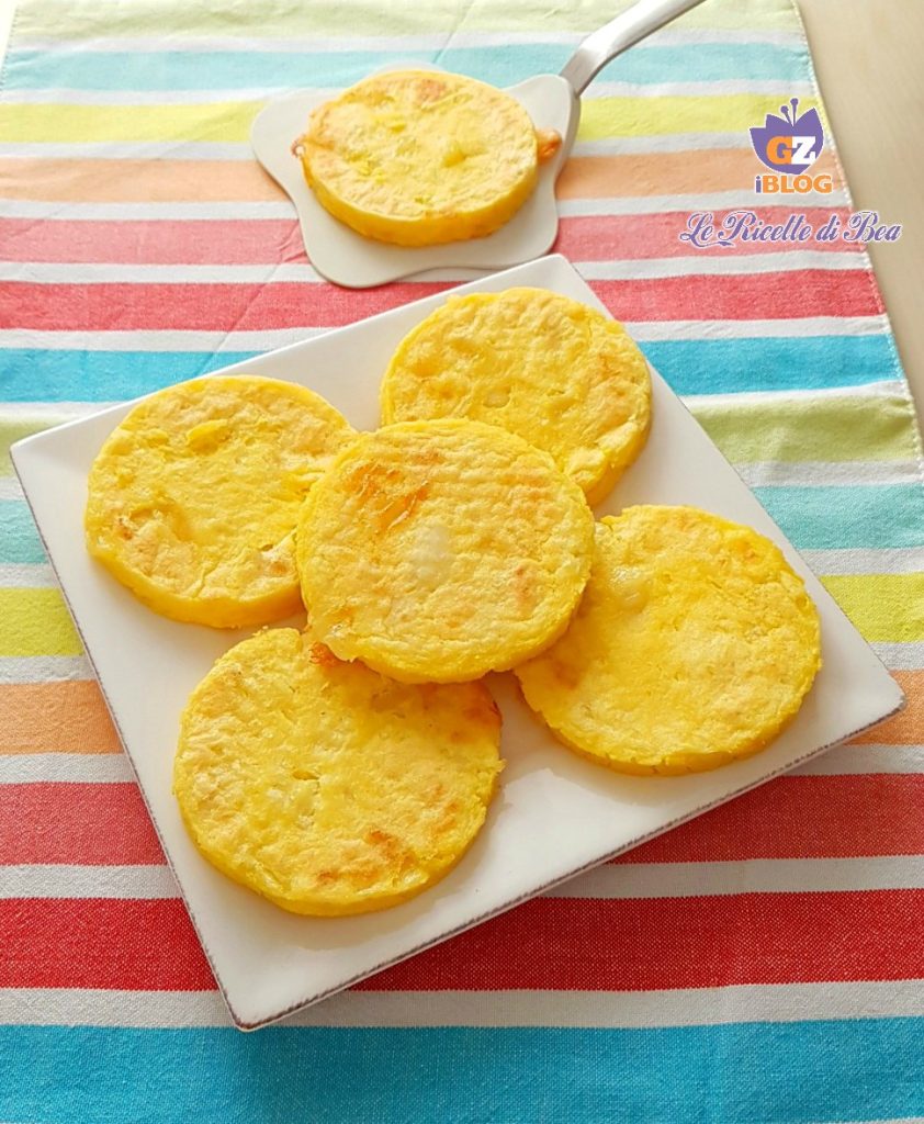 burger de pommes de terre avec scamorza