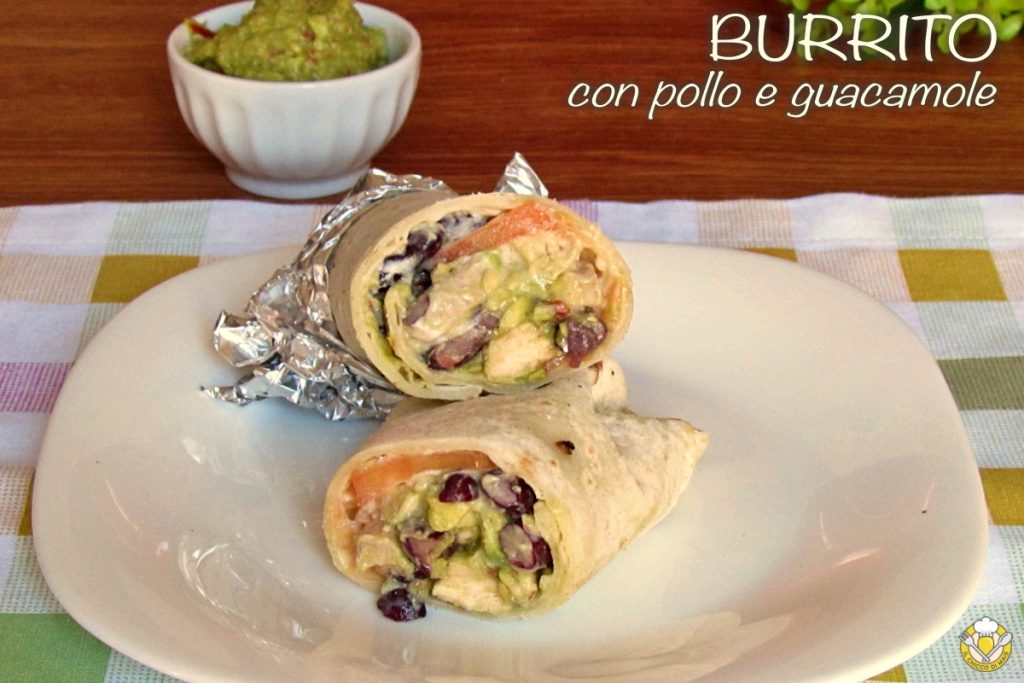 burrito au poulet et guacamole recette wrap mexicain avec haricots poulet avocat crème aigre même sans gluten le grain de maïs