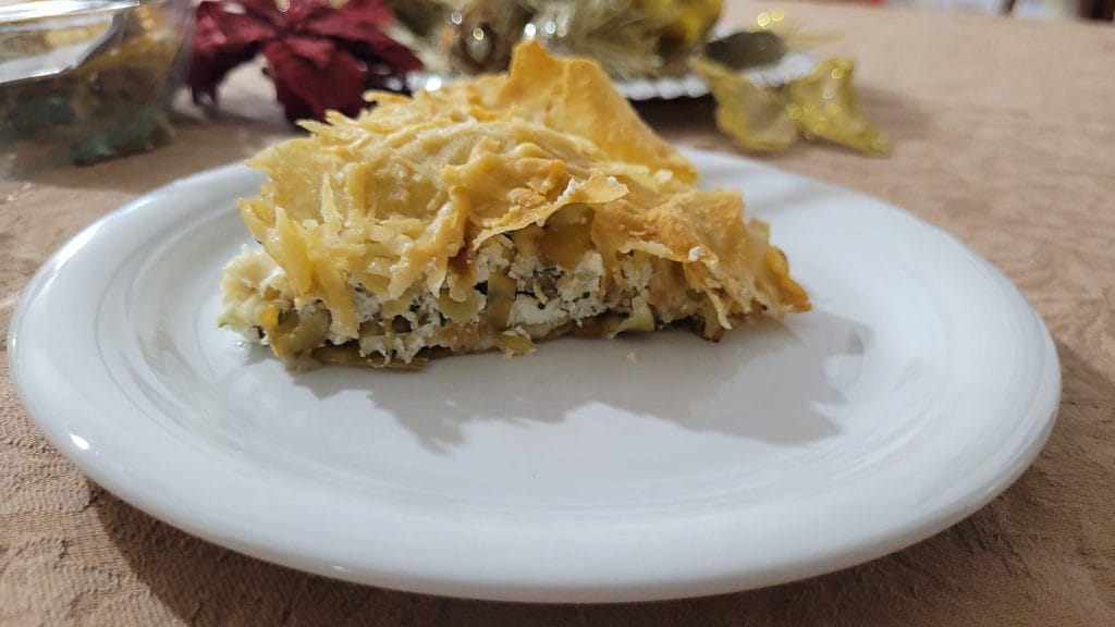 Lasagnes de Carasau avec Artichauts et Ricotta