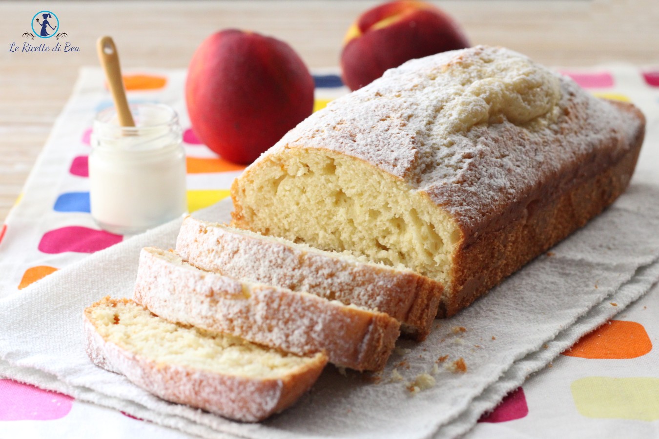 Cake à la pêche avec yaourt