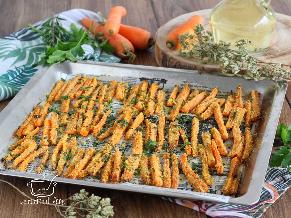 CAROTTES CROUSTILLANTES AU FOUR OU DANS UNE FRITEUSE À AIR
