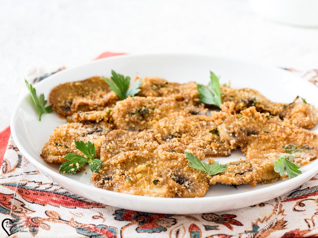 champignons de Paris gratinés au four