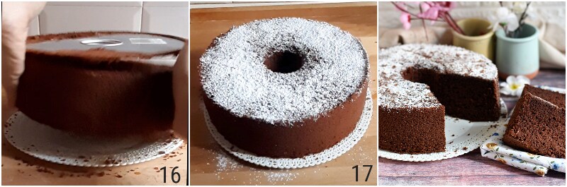 chiffon cake au cacao recette gâteau au chocolat moelleux beignet américain au cacao le grain de maïs 6 servir