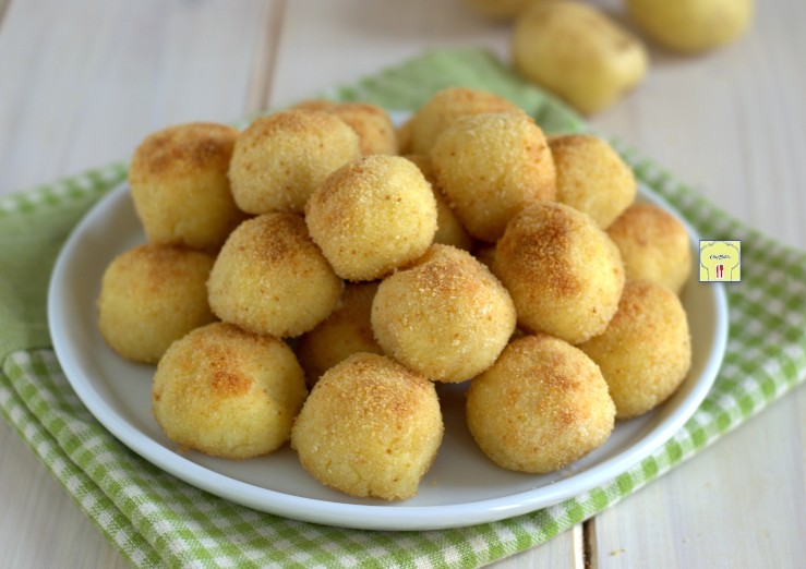 Croquettes de pommes de terre au four
