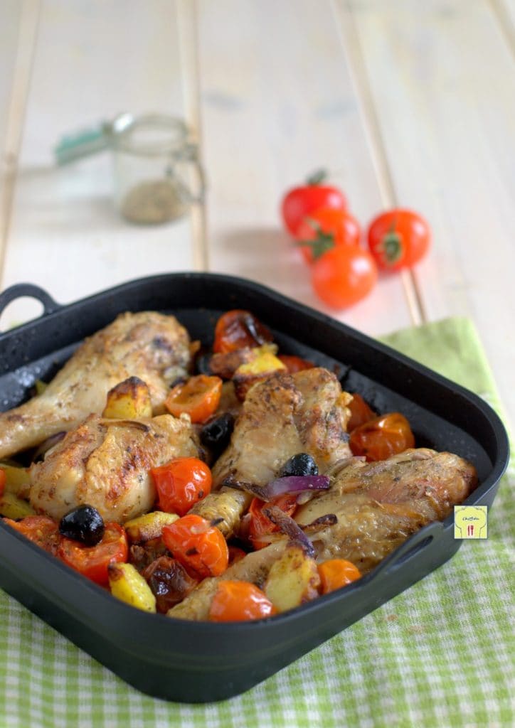 cuisses de poulet à la méditerranéenne à la friteuse à air gp