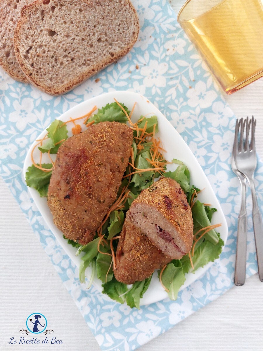 Demi-lunes de viande farcies au four