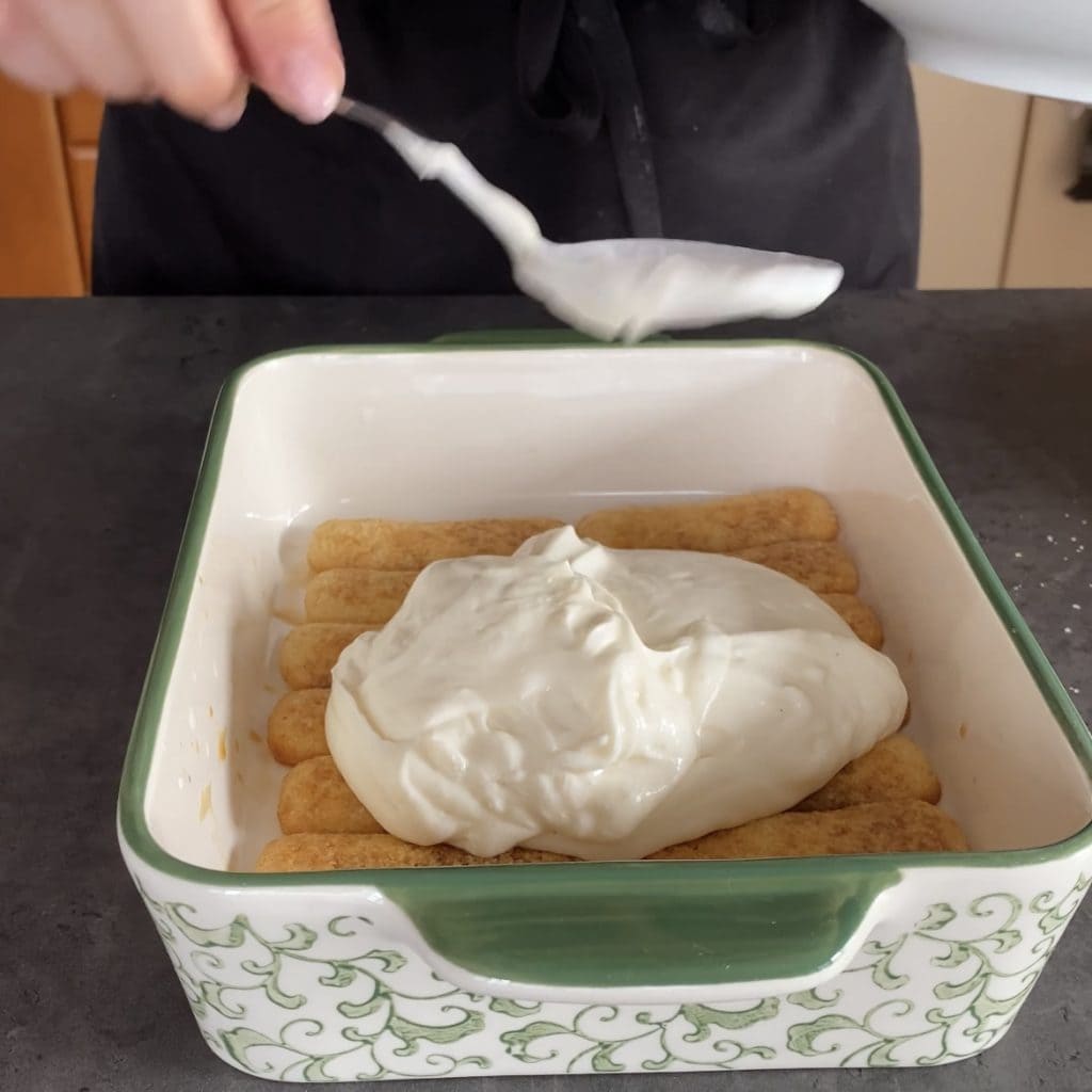 dessert avec pavesini et café