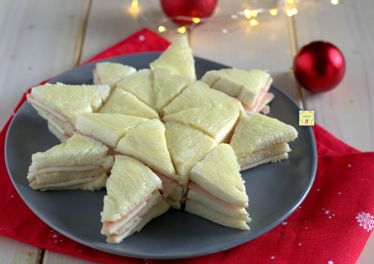 Étoile de sandwiches