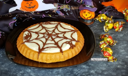 Tarte toile d’araignée d’Halloween