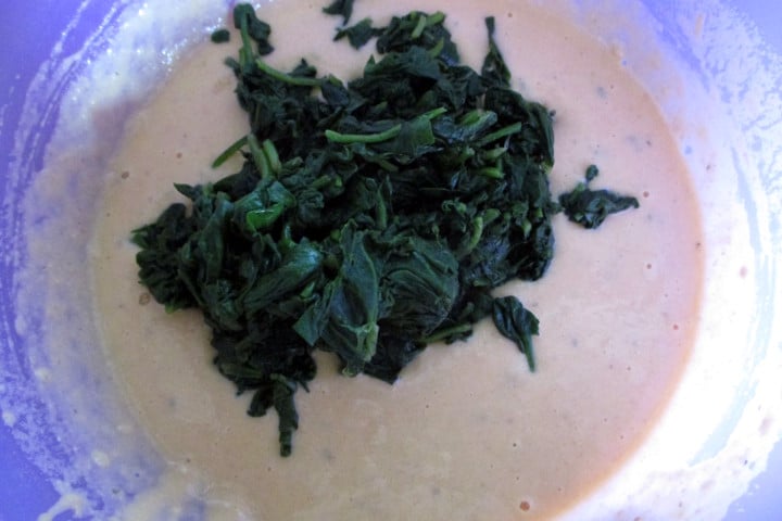 Farifrittata d'épinards, Mange sans Ventre