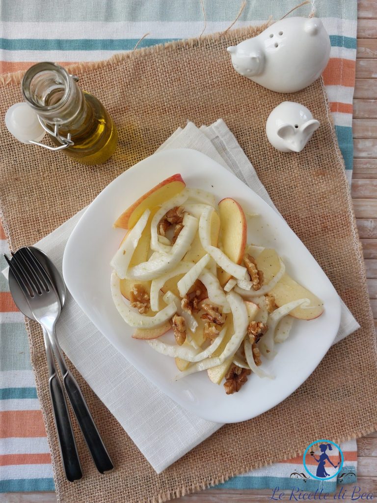 fenouil avec pomme et noix