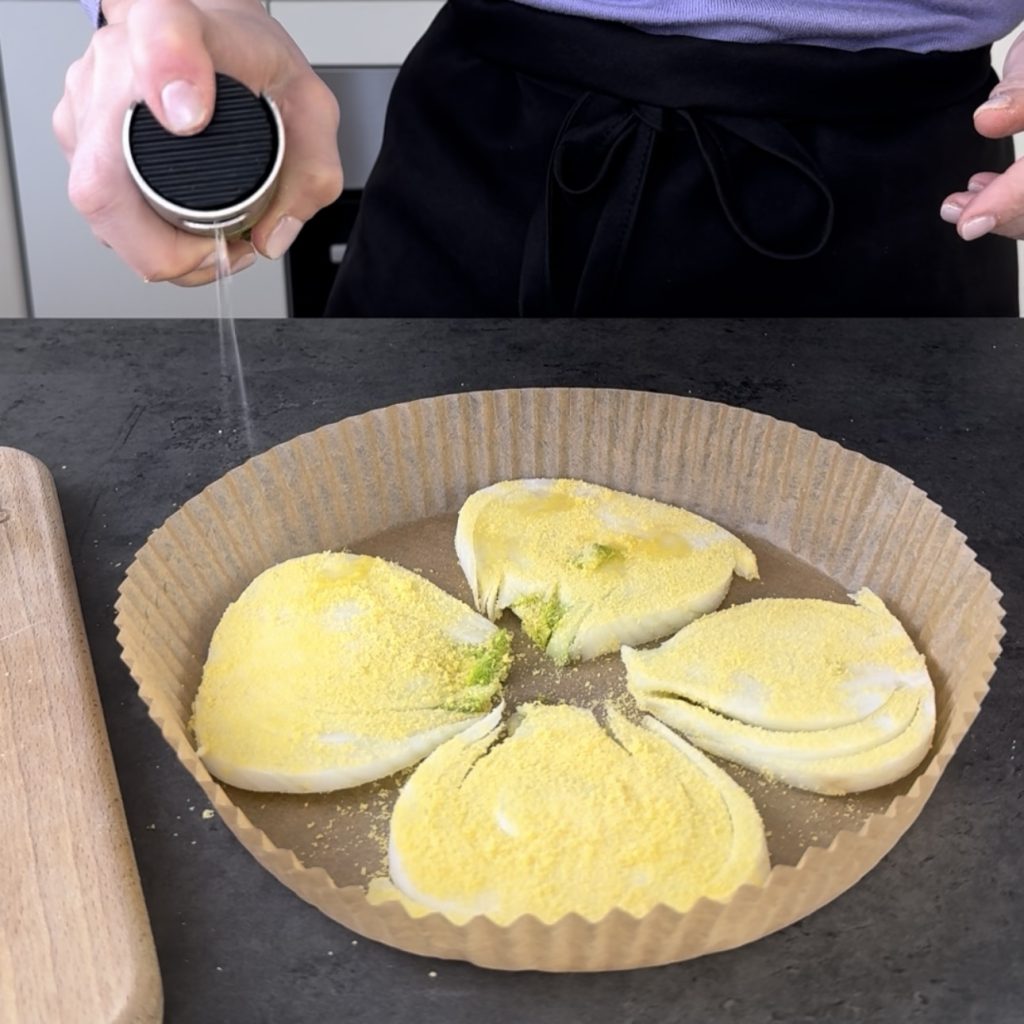 fenouils gratinés à la friteuse à air