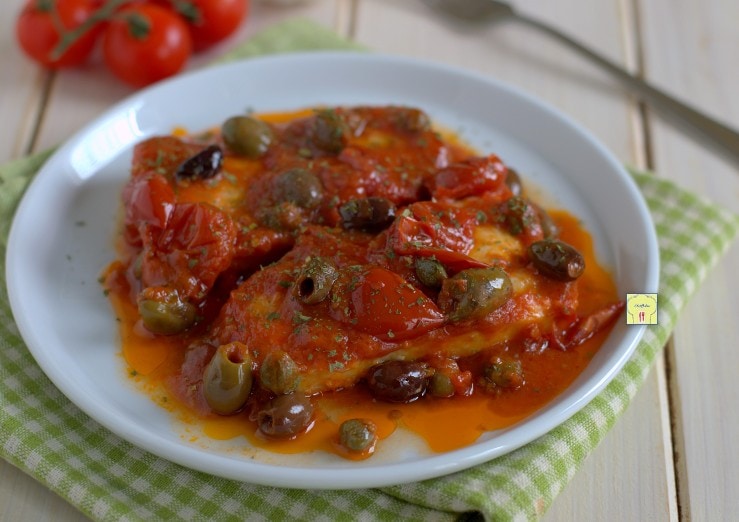 Filets de cabillaud à la méditerranéenne