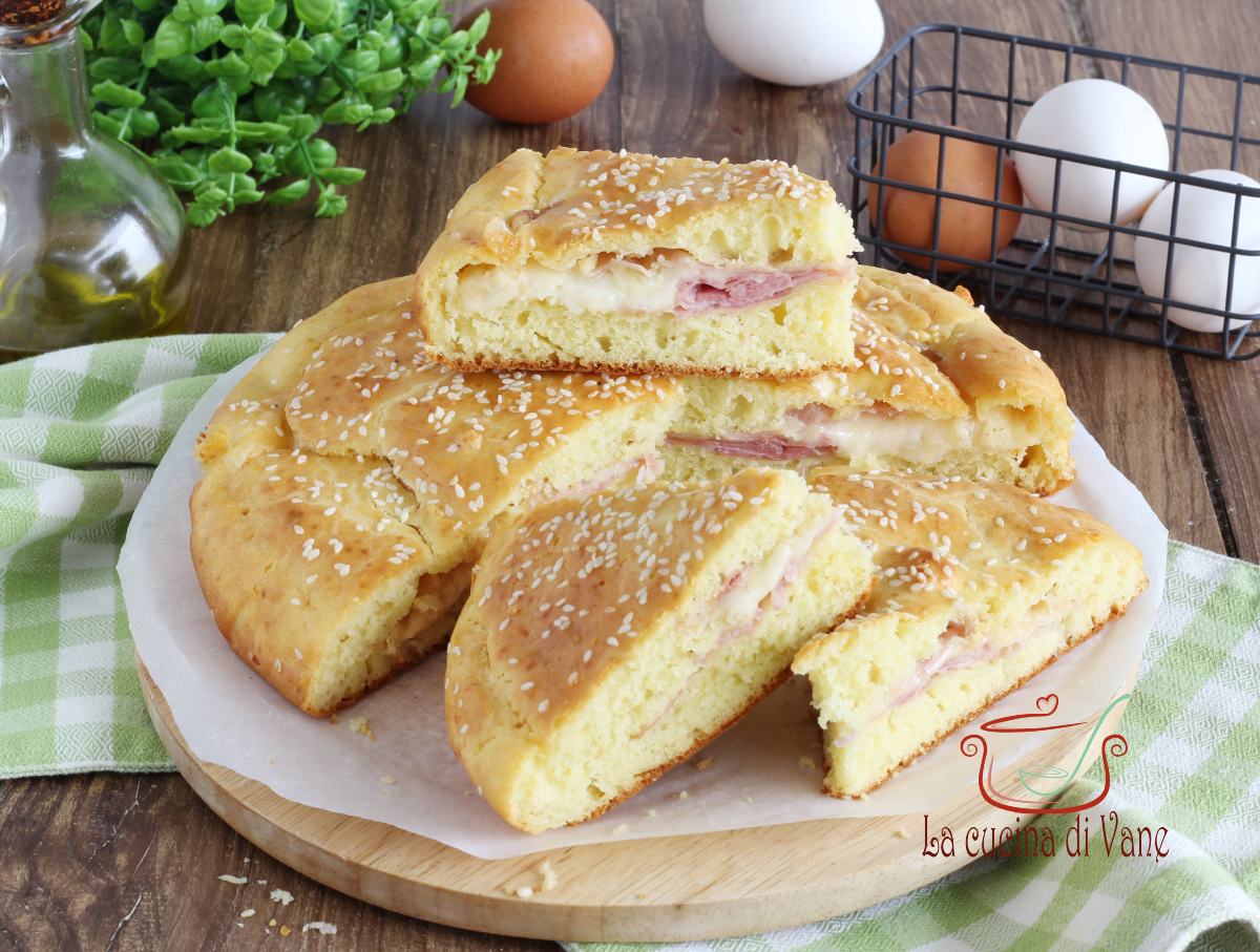 FOCACCIA FARCIE AVEC LEVURE INSTANTANÉE