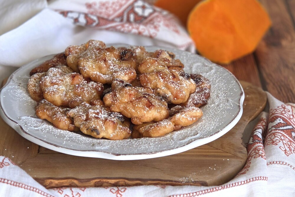beignets sucrés à la citrouille