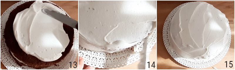 gâteau en forme de chat facile sans moule gâteau d'anniversaire gâteau garni et décoré avec chat le grain de maïs 5 couvrir gâteau