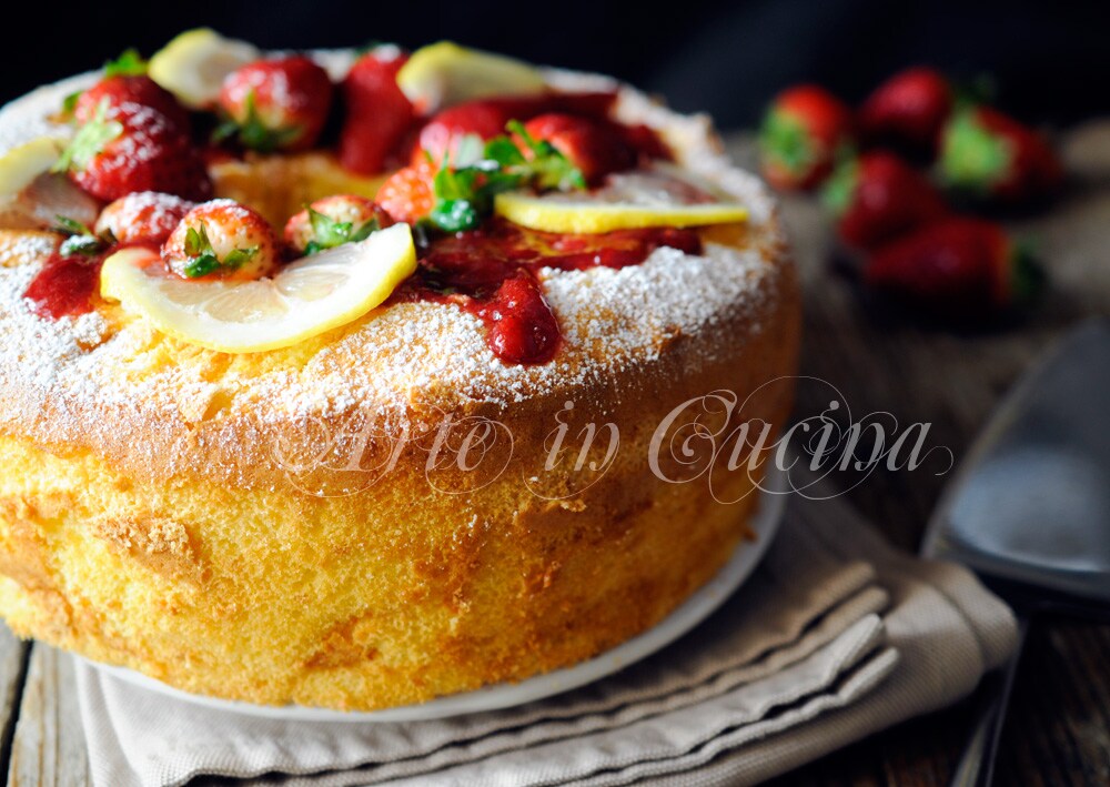GÂTEAU FLUFFY AUX FRAISES chiffon cake