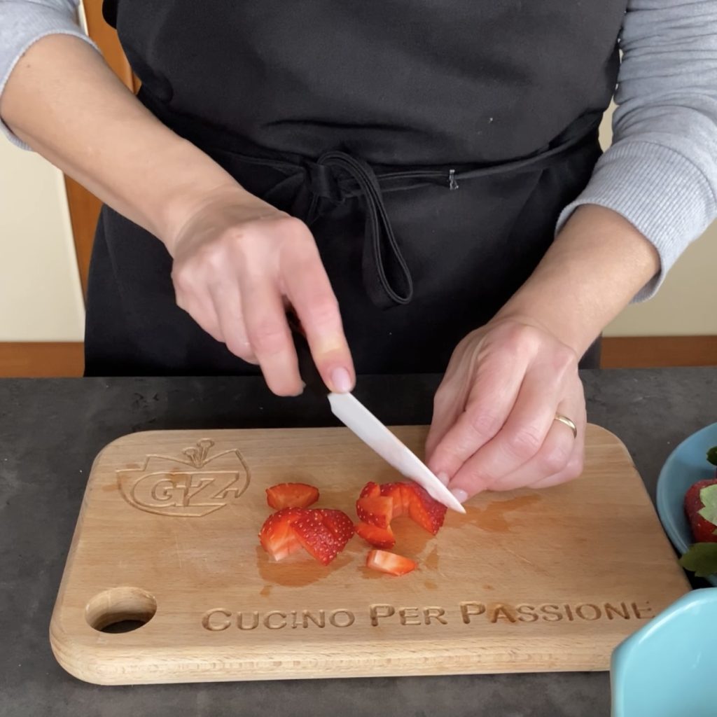 gâteau froid aux fraises