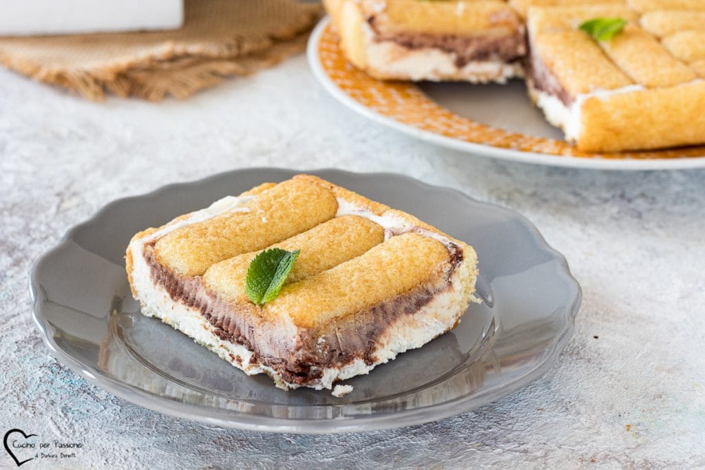 gâteau glacé aux pavesini et nutella
