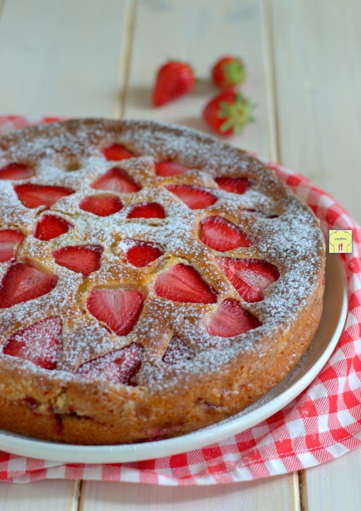 gâteau moelleux fraises et yaourt gp