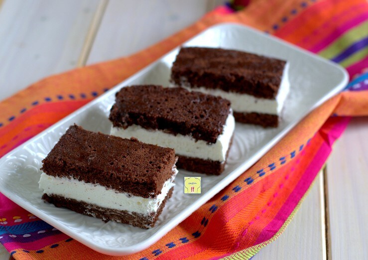 Gâteau tranche au lait