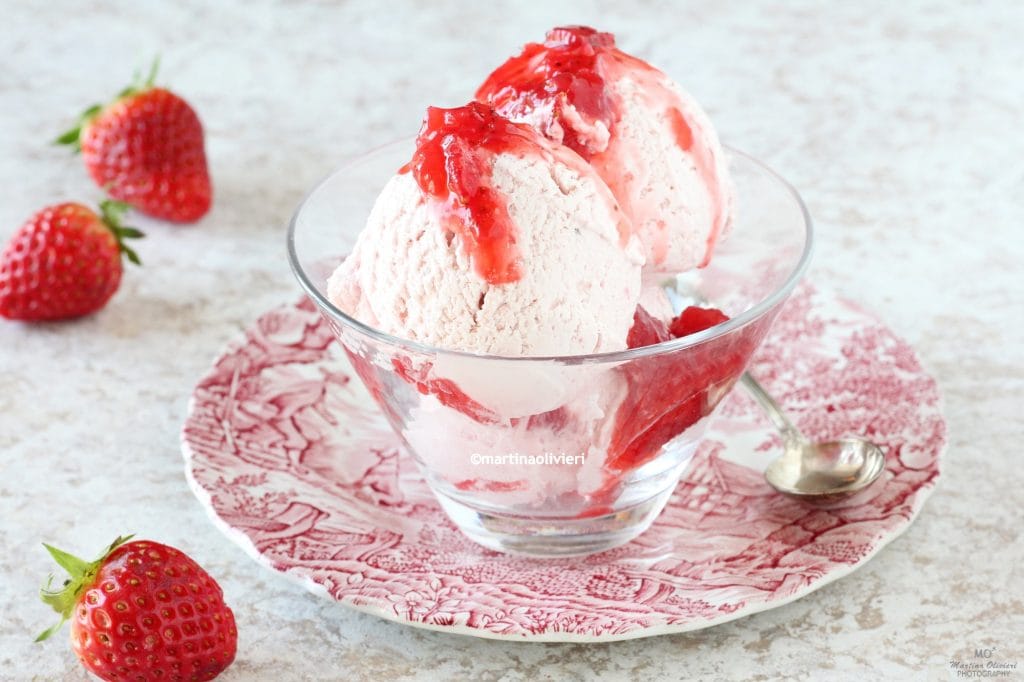 Glace à la fraise