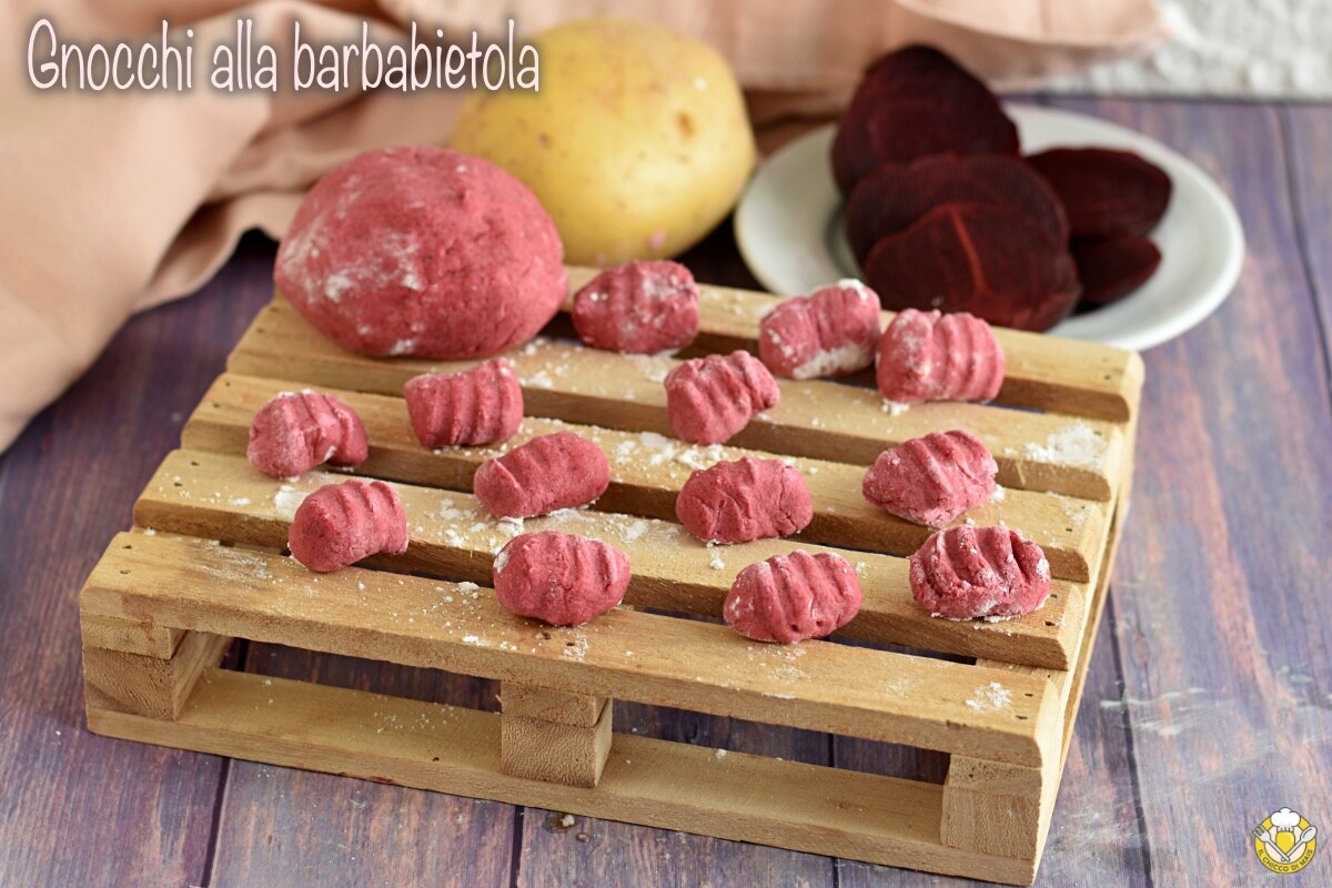 Gnocchis roses à la betterave